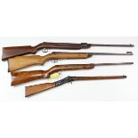 Air Rifles - BSA Cadet .177. Diana Model G.44 Cal .22. Original top break / rusted, and unknown