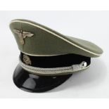 German Nazi Waffen SS Officers Visor Cap. An Amazing Museum Quality Replica.