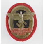 German NSFK rally badge.