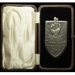 German Ostland Treuefahrt plaque 1933 in fitted case.