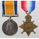 1915 Star named (10572 Pte J McCabe 2-Dns) and a BWM to (31539 Pte R J Wigglesworth G.Gds) served