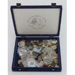 GB & World Coins, assortment in a Westminster box, ancient to modern including silver.