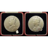 British Commemorative Medal, silver d.57mm, 90.3g: George VI Coronation 1937, official Royal Mint