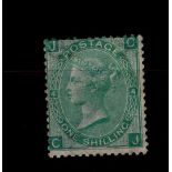 GB - 1865-67, 1s green Plate 4, unused without gum, SG101, cat £2850