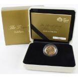 Sovereign 2015 "Royal Birth" struck on 2nd May 2015. BU boxed with certificate