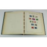 Denmark one country collection on printed Schaubek leaves, stamps c1938 to 1982, used, fine used.