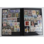 France 1934 - 2005 UM colln on stock pages including 1934 Cartier set, 1947 Air 500f, 1949-50 1000f,