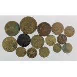 Coin Weights (15) 17th-19thC, good collection including Portuguese John V, Queen Anne and George