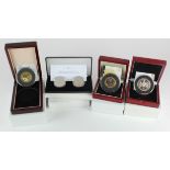 British Commonwealth cased silver proofs etc: The King George V & VI Crown Collection 1935/37;