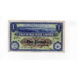 Isle of Man 1 Pound dated 24th August 1956, signed Cashin & Quirk, serial F/4 4641 (IMPM M283,