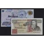 Northern Ireland, Northern Bank (2), 20 Pounds dated 6th November 2006 serial HH3215464 (PMI