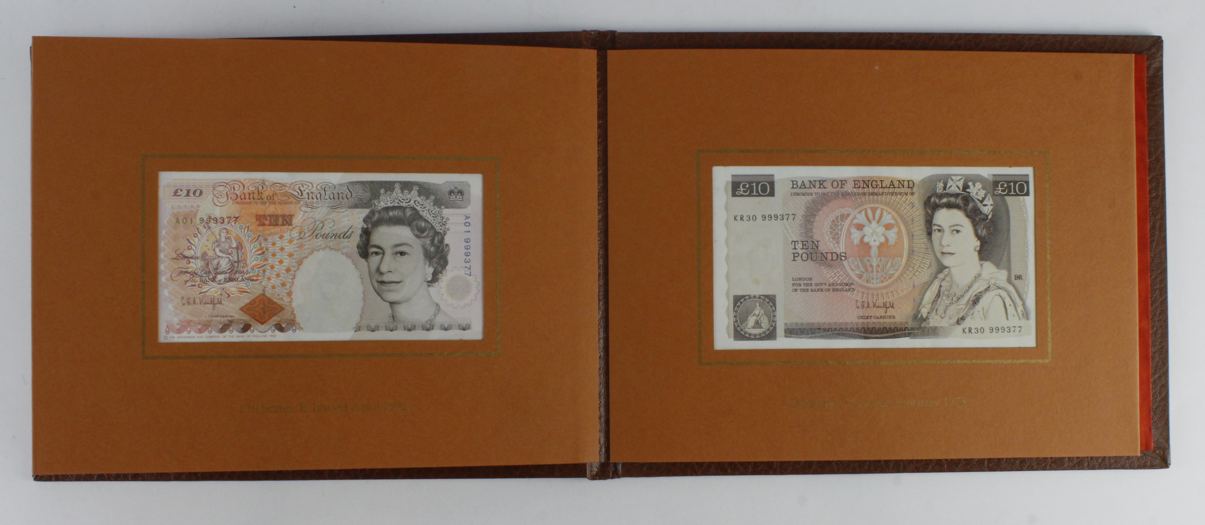 Debden set C104, Last & First issued 1992, comprising 2 x Kentfield 10 Pounds, last issue of - Image 2 of 3