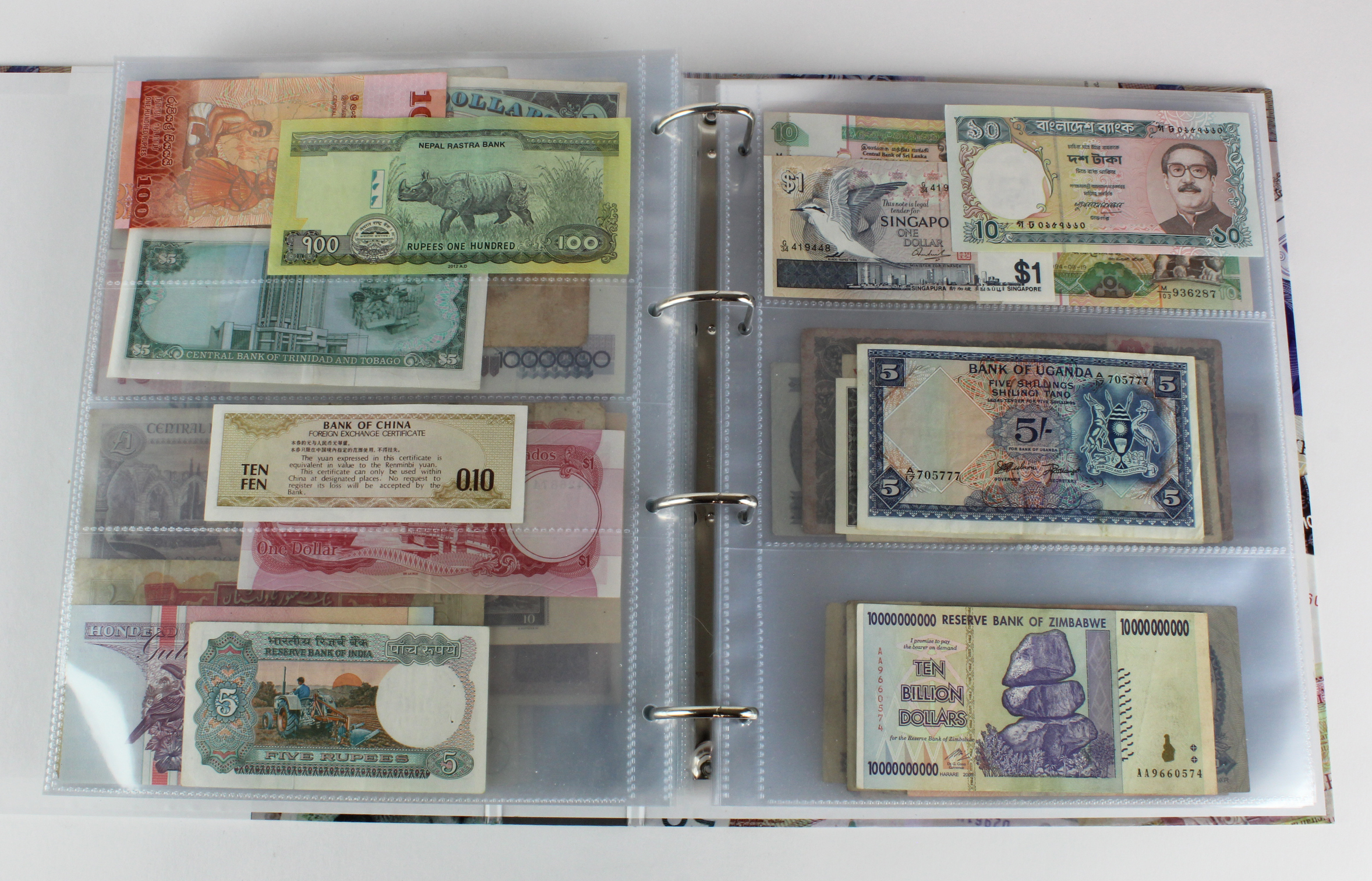 World (250), an album of mixed world notes to include Malta 10 Shillings 1968, Afghanistan 2 - Image 49 of 62