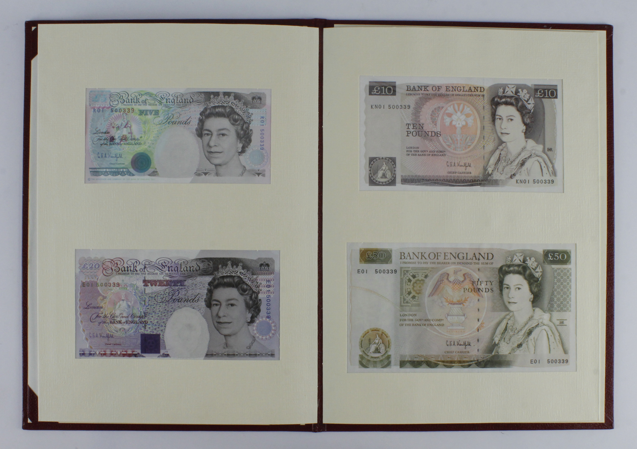 Debden set C106 Firsts, a set of 4 notes issued 1993 and signed Kentfield, all FIRST RUN notes - Image 2 of 3