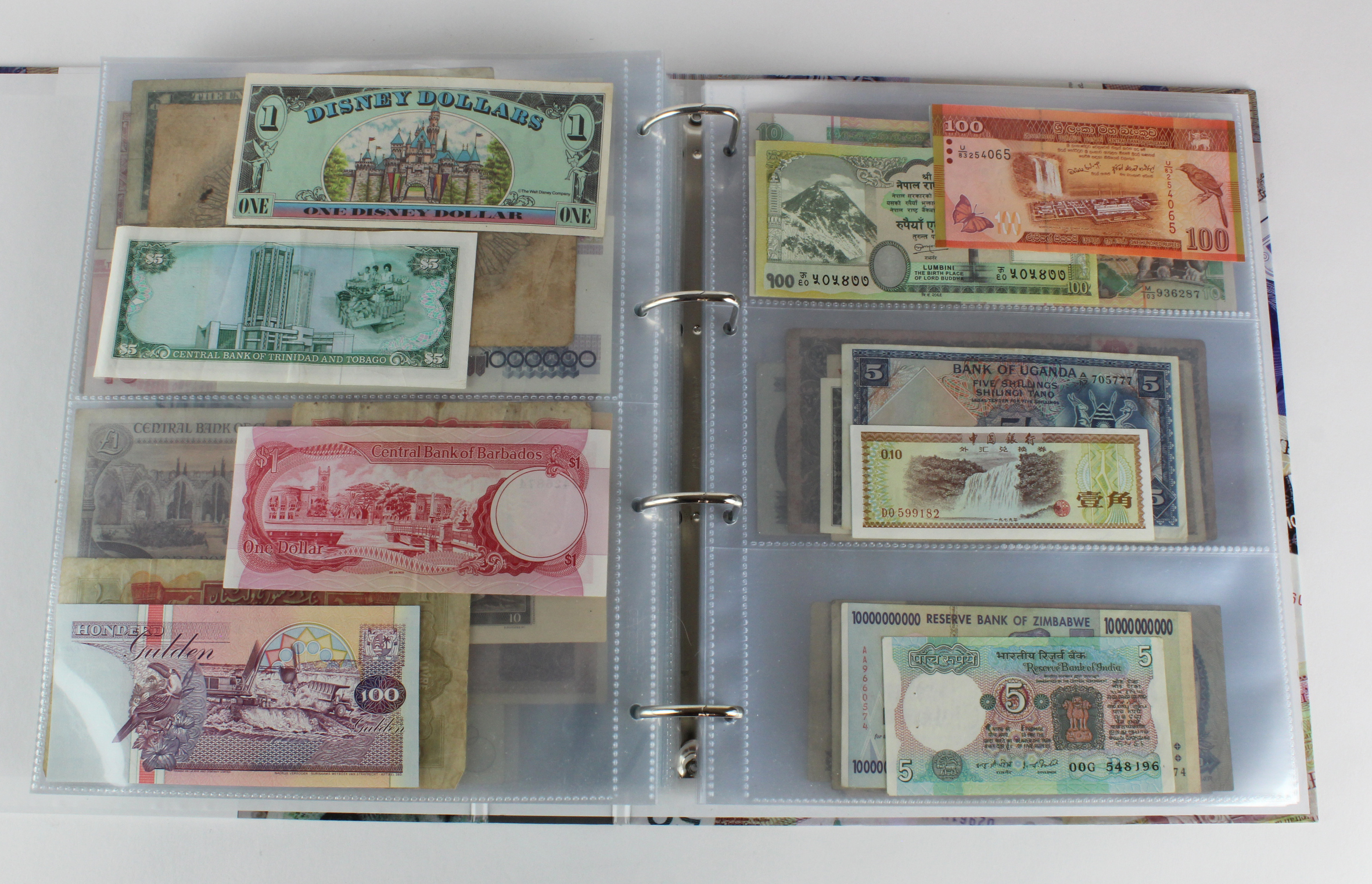 World (250), an album of mixed world notes to include Malta 10 Shillings 1968, Afghanistan 2 - Image 48 of 62