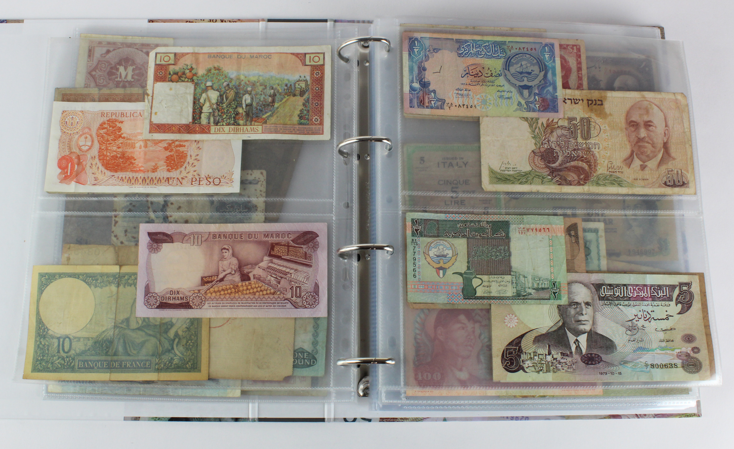 World (250), an album of mixed world notes to include Malta 10 Shillings 1968, Afghanistan 2 - Image 7 of 62