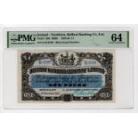 Northern Ireland, Belfast Banking Company 1 Pound dated 9th November 1939, serial E/M 6788 (PMI