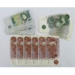 Bank of England (53), O'Brien 1 Pound (13), Page 1 Pound (18), Somerset 1 Pound (16), Hollom 10