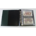 Bank of England (13), small group in album comprising Beale 5 Pounds dated 1951, 10 Shillings (3)