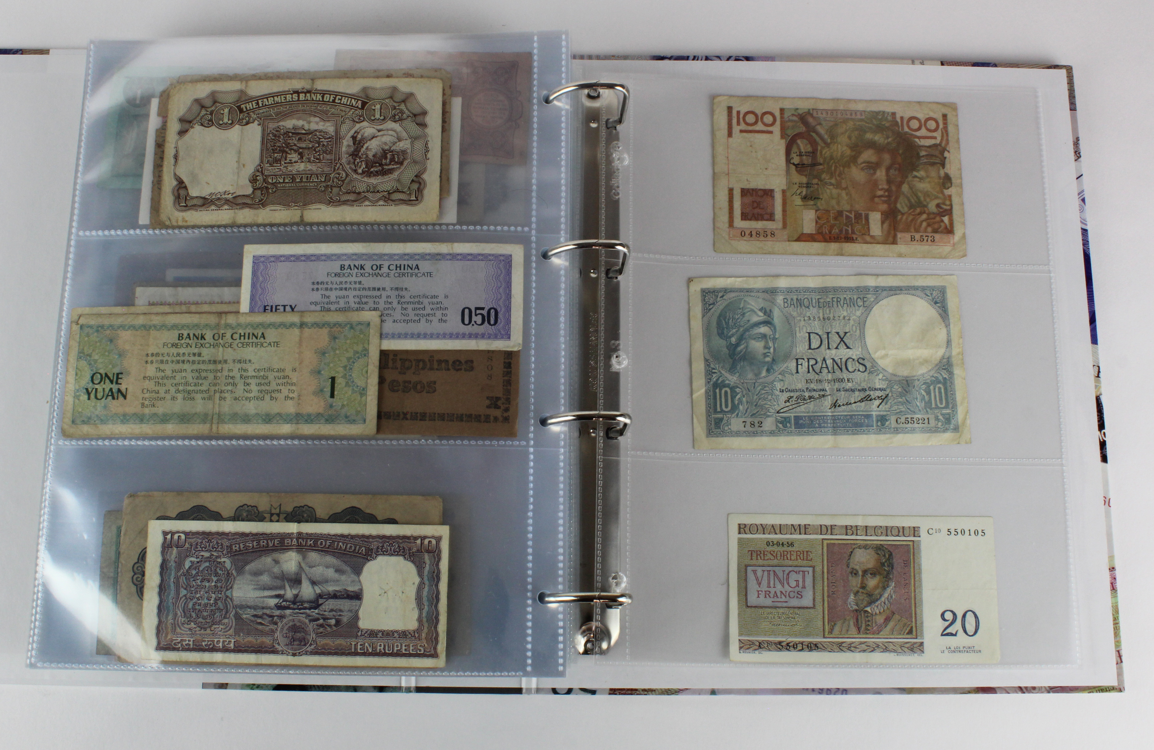 World (250), an album of mixed world notes to include Malta 10 Shillings 1968, Afghanistan 2 - Image 61 of 62