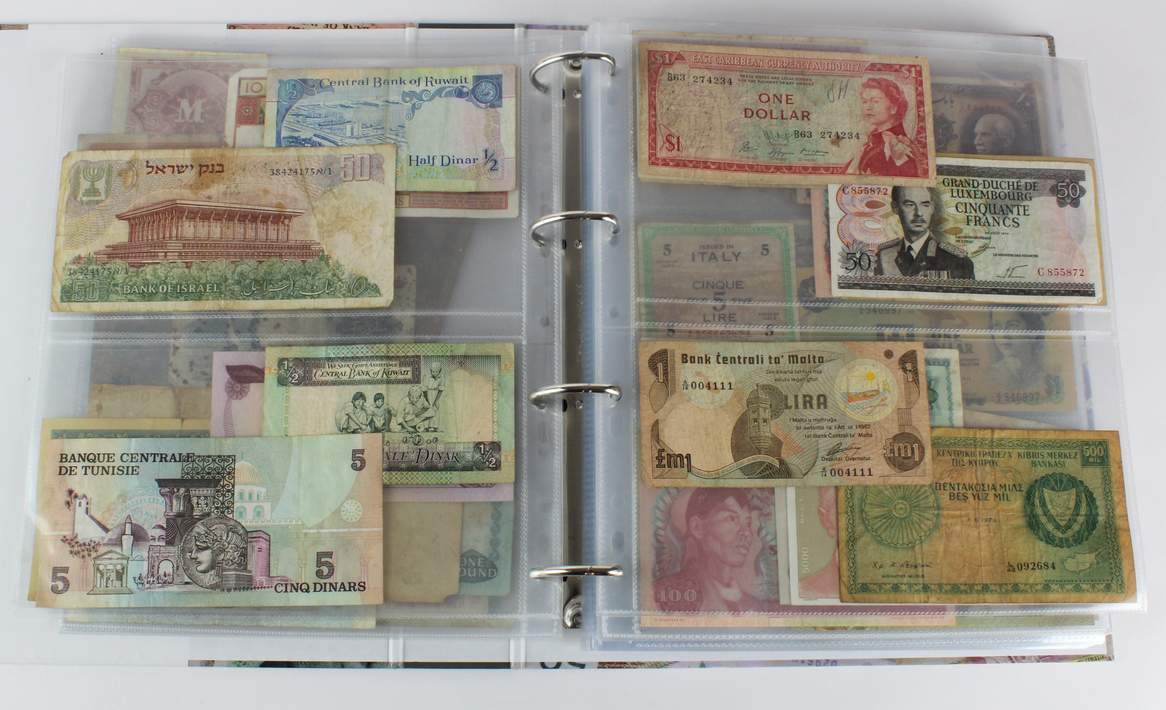 World (250), an album of mixed world notes to include Malta 10 Shillings 1968, Afghanistan 2 - Image 8 of 62