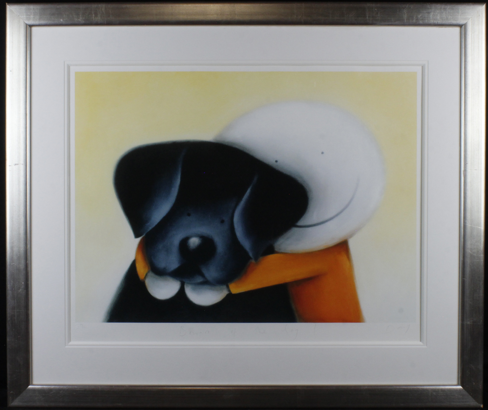 Doug Hyde (British, b. 1972). Signed limited edition print (190/495) 'Beware of the Dog',