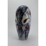 Moorcroft 'Spirit of Liberty' vase signed on base. Limited edition 103/200. 1st quality. Height 37cm