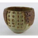 Bernard Rooke (b. 1938) Studio Pottery stoneware bowl, makers mark to lower edge, on a stonware