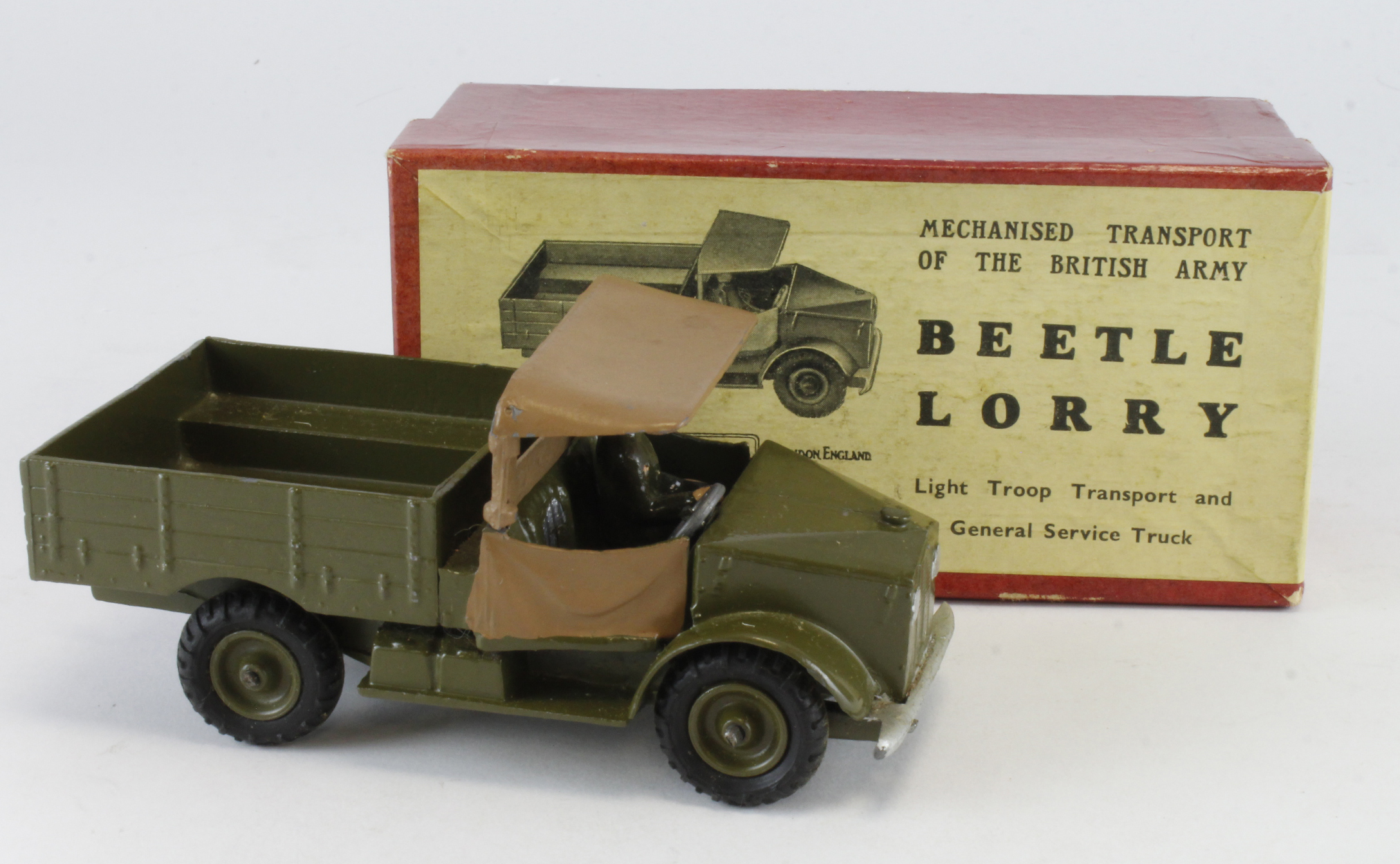 Britains. Mechanised Transport of the British Army 'Beetle Lorry' (no. 1877), by Britains, with