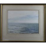 Bock, Adolf (German 1890-1968) Watercolour/Gouache of a seascape. Signed, dated 13th Oct 1921 and