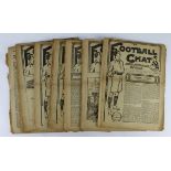 Football Chat and Athletic World papers, 1904. (8 issues) mixed condition