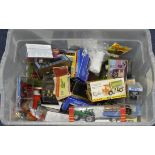 Diecast. A collection of various diecast toys (some boxed), makers include Dinky, Matchbox,
