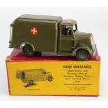 Britains, no. 1512 'Army Ambulance', driver, wounded man & stretcher present, contained in