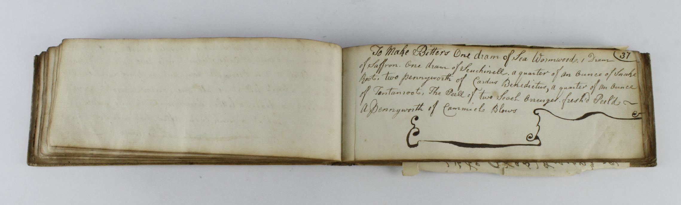 Manuscript recipe and ailments book, circa mid 18th Century, ninety manuscript leaves (approx.), - Image 3 of 4