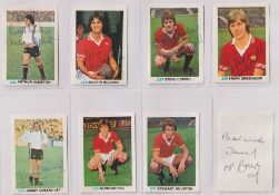 Trade stickers / Autographs, Manchester City & Manchester United, a collection of 26 signed FKS/