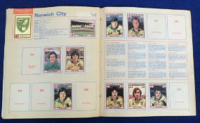 Trade sticker albums / Autographs, two albums, Panini Football 78, part complete, 205/525 but
