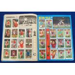 Trade sticker album / Autographs, FKS Soccer Stars 1977-78, a part complete album, 393/400, of