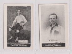 Cigarette card, Football, Cohen, Weenen, Heroes of Sport, two type cards, G.F. Wheldon & W. Purviss,