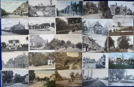 Postcards, Buckinghamshire, a fine collection of approx. 100 cards of Bucks with RP's of High St
