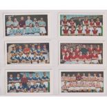 Trade cards, Soccer Bubble Gum, Soccer Teams No 1 Series, 'T' size (set, 48 cards) (vg)