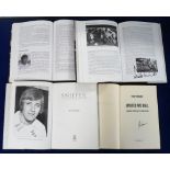 Football autographs, Leeds United, four books with signatures, 'Boys of '72' (signed by Johnny