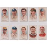Cigarette cards, Cohen, Weenen, Cricketers, Footballers & Jockeys (set, 20 cards) (gd)