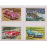 Trade cards, Planet, Racing Cars of the World, L' size (set, 50 cards) (gen gd)