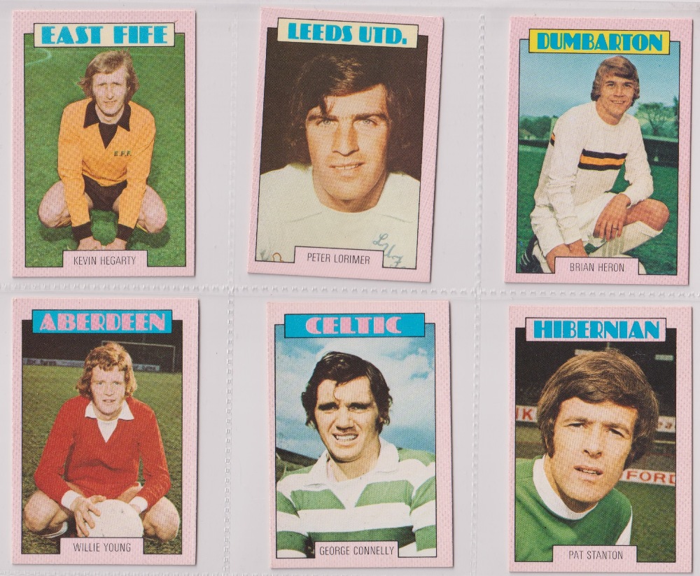 Trade cards, A&BC Gum, Footballers (Red back, Scottish, 1-90) (set, 90 cards) (a few with light - Image 27 of 30