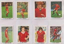 Trade stickers / Autographs, Liverpool FC, 13 signed FKS stickers from the Soccer Stars collection