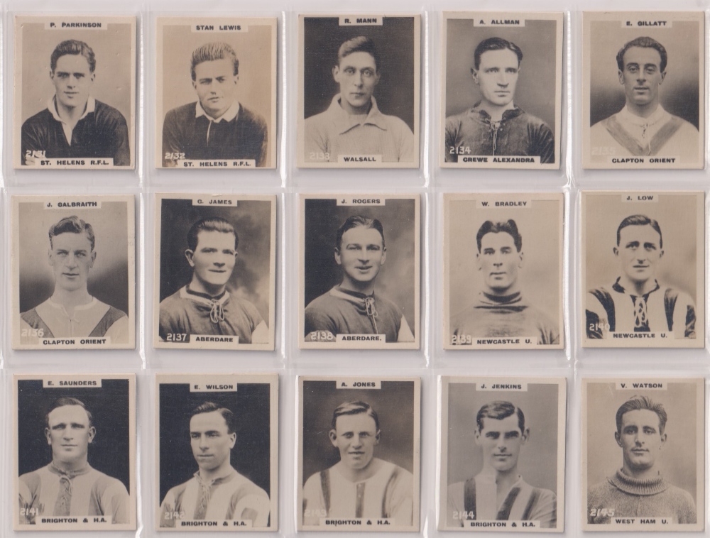 Cigarette cards, Phillips, Footballers (All Address, Pinnace) nos 2101-2200, (complete run of all - Image 4 of 8