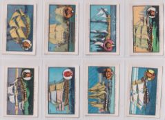 Trade cards, Savoy Products, Famous British Boats, 'M' size (set, 56 cards) (gd)