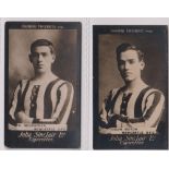 Cigarette cards, John Sinclair, Football Favourites, Newcastle U. F.C., two type cards, no 67 W.