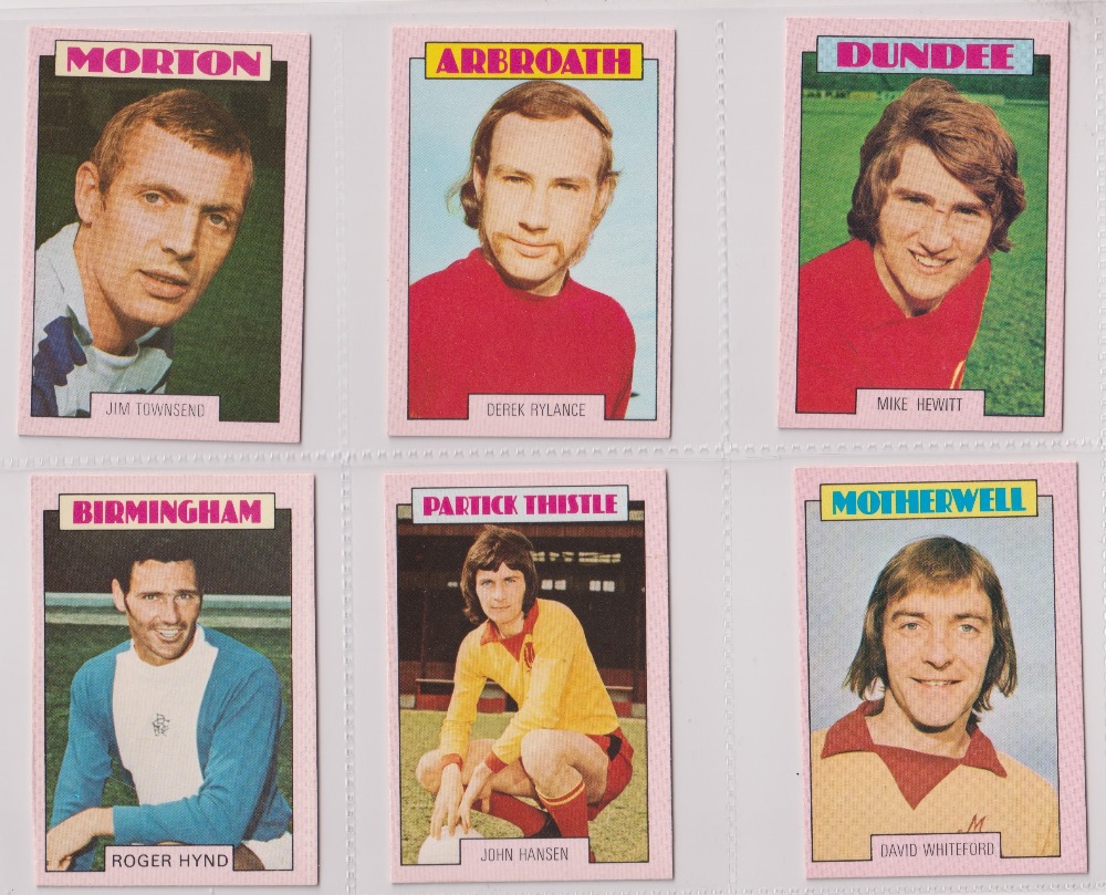 Trade cards, A&BC Gum, Footballers (Red back, Scottish, 1-90) (set, 90 cards) (a few with light - Image 21 of 30