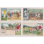 Trade cards, Belgium, Pautauberge, 'Les Sports', set of 8 'P' size cards including Golf, Tennis,